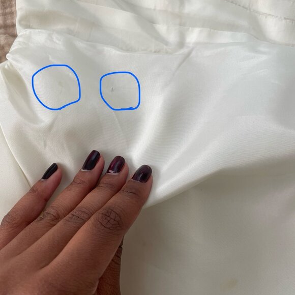 Late 1940s / Early 1950s Vintage Fred Perlberg Ivory Wedding Dress - Picture 15 of 16